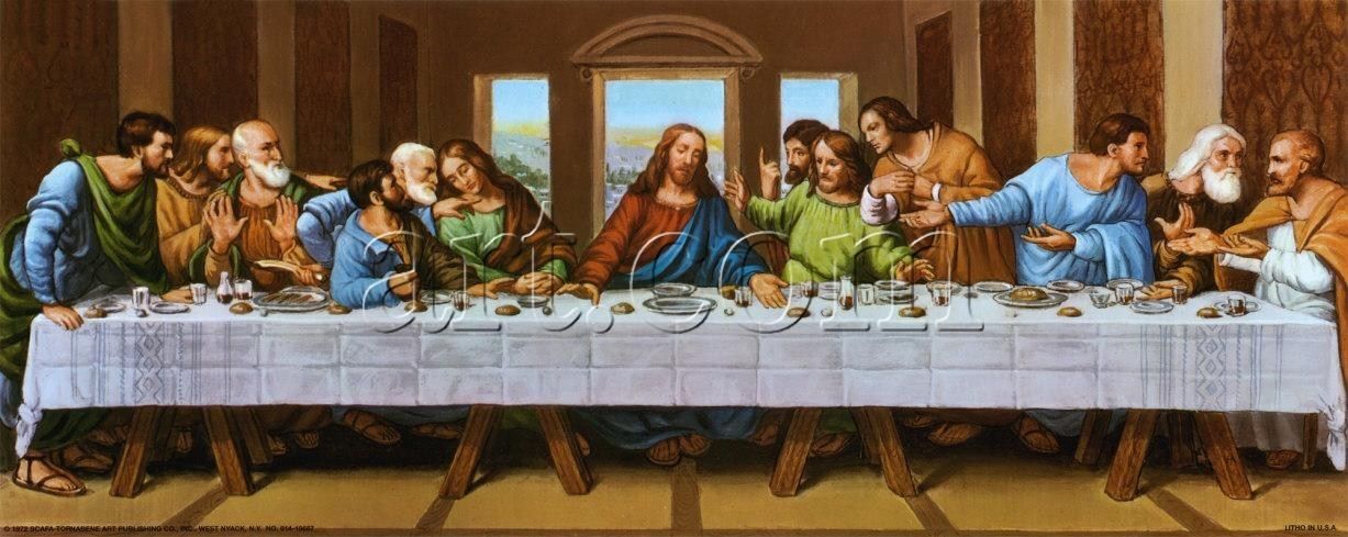 Leonardo da Vinci the picture of last supper